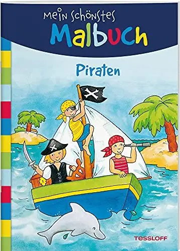 Produktbild: Mein schönstes Malbuch. Piraten. Malen für Kinder ab 5 Jahren (Malbücher und -blöcke)