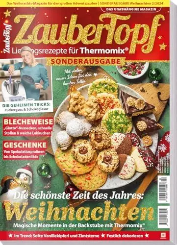 Produktbild: mein Zaubertopf Weihnachts Sonderheft 02/2024 - Rezepte für den Thermomix ® TM5® TM31 TM6 - Weihnachten die schönste Zeit des Jahres