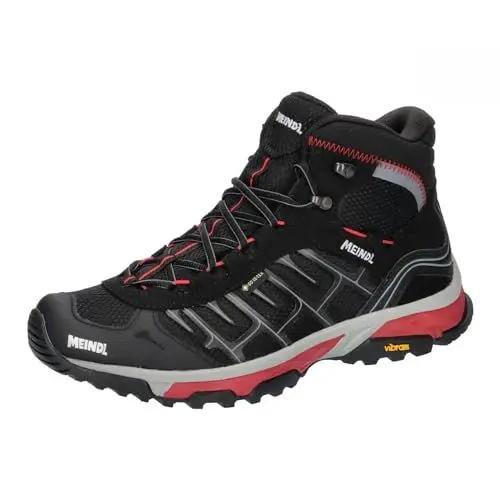 Produktbild: Meindl Herren Wanderschuhe Finale Mid GTX 47030 Schwarz/Rot 46 (UK 11)