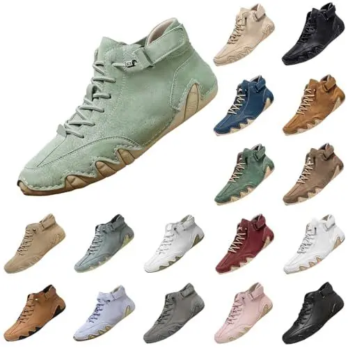 Produktbild: Meine Bestellungen Herren Alpaca Barfuss Schuhe Sommer Orthopädische Ergonomischer Barfußschuhe Atmungsaktiv rutschfest Freizeitschuhe Sneaker Cowboystiefel Leder-Barfußschuh Damen