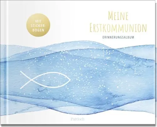 Produktbild: Meine Erstkommunion: Erinnerungsalbum. Mit Stickerbogen und viel Platz zum Eintragen und Einkleben (Geschenke zur Erstkommunion)