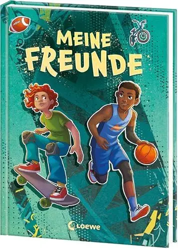 Produktbild: Meine Freunde (Sport): Cooles Eintragbuch für die besten Schulfreund*innen - Das perfekte Geschenk für alle Sport-Fans (Eintragbücher)