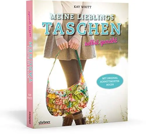 Produktbild: Meine Lieblingstasche selbstgenäht. Stofftaschen nähen für Anfänger. Mit Originalschnittmusterbogen. Von Kosmetiktasche über Einkaufsbeutel zur Wickeltasche nähen. Moderne Klassiker nähen.