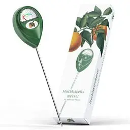 Produktbild: Meine Orangerie Feuchtigkeitsmesser für Pflanzen - Boden Feuchtigkeitsmessgerät für Topf- und Zimmerpflanzen - Einfach die Feuchte der Erde direkt an den Wurzeln ablesen - Premium Gießanzeiger