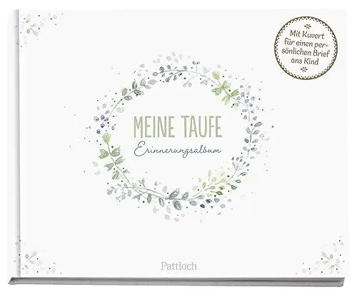 Produktbild: Meine Taufe: Erinnerungsalbum. Mit Kuvert. Für einen persönlichen Brief ans Kind | Das perfekte Geschenk zur Taufe oder als schöne Erinnerung danach (Geschenke zur Taufe)