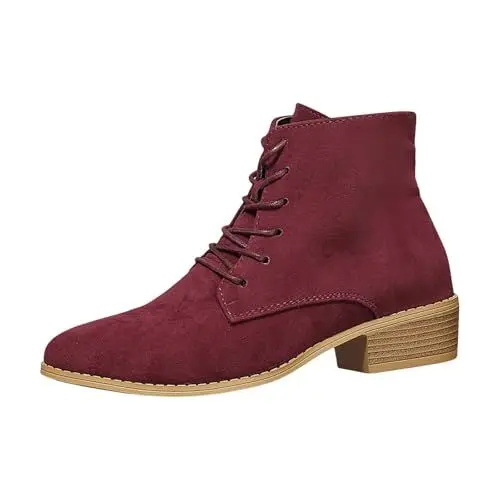 Produktbild: meine bestellungen anzeigen Langschaft Stiefel Damen Stylisch & Praktisch Winterstiefel Damen Casual Spitze Zehe Klobiger Blocka artikel unter 5 euro deals of the day