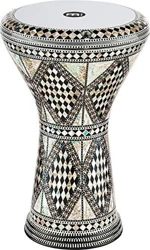 Produktbild: Meinl Percussion Artisan Series Doumbek - Große Handtrommel - Synthetisches Fell - Durchmesser 8,75 Zoll - Aluminium, Mosaic Royale (AEED1)