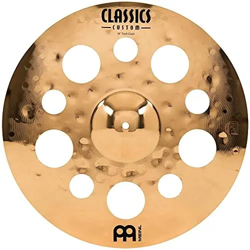 Produktbild: Meinl Cymbals Classics Custom Brilliant Trash Crash — 18 Zoll (Video) Schlagzeug Becken (45,72cm) B12 Bronze, Brilliantes Finish (CC18TRC-B)