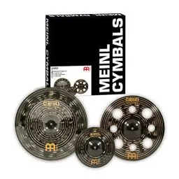 Produktbild: Meinl Cymbals Classics Custom Dark Beckenset - Mit Splash, Trash Crash und China Schlagzeug Becken - B12 Bronze, Dunkles Finish (‎CCD101618)