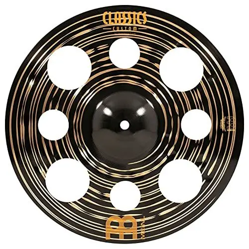 Produktbild: Meinl Cymbals Classics Custom Dark Trash Crash — 14 Zoll (Video) Schlagzeug Becken (35,56cm) B12 Bronze, Dunkles Finish (CC14DATRC)