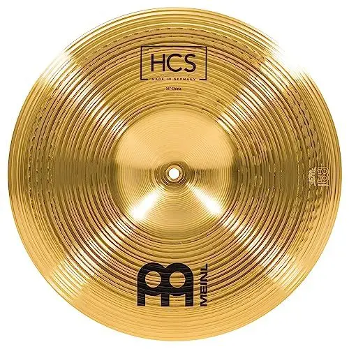 Produktbild: Meinl Cymbals HCS China — 16 Zoll (Video) Schlagzeug Becken (40,64cm) Messing, Traditionelles Finish (HCS16CH)