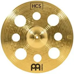 Produktbild: Meinl Cymbals HCS Trash Crash — 16 Zoll (Video) Schlagzeug Becken mit Löchern (40,64cm) Messing, Traditionelles Finish (HCS16TRC)