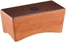 Produktbild: Meinl Percussion Bongo Cajon Instrument - rückenschonende Trommelkiste mit Snare, Bass und Bongo Sound - Schlagfläche Braun (BCA1SNT-M)