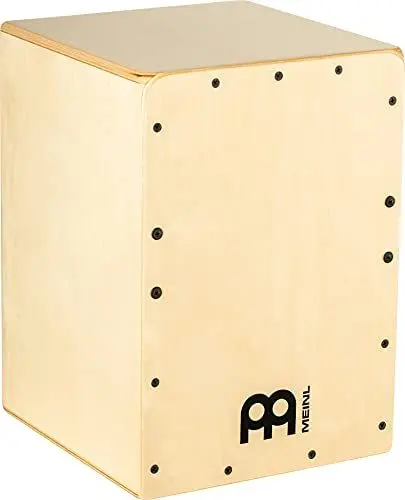 Produktbild: Meinl Percussion Jam Cajon Instrument - Kleine Trommelkiste für Kinder und Erwachsene bis 1,50 m - Schlagfläche Baltische Birke (JC50B)