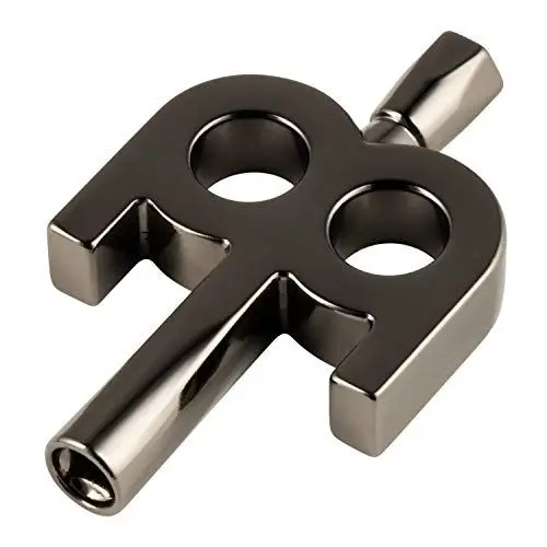 Produktbild: Meinl Stick & Brush Kinetic Drum Key Black Nickel - Trommel Stimmschlüssel Drummer Tool - Schlagzeug Zubehör (SB501)