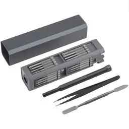 Produktbild: Meister Feinmechaniker-Bit-Satz - 37 x 153 x 37 mm - 30-teilig - Edles Alu-Case - Reparatur-Set für Smartphones, PCs, Uhren, Brillen, & Co. / Repair-Tool-Kit / Präzision-Schraubendreher-Set / 3387950