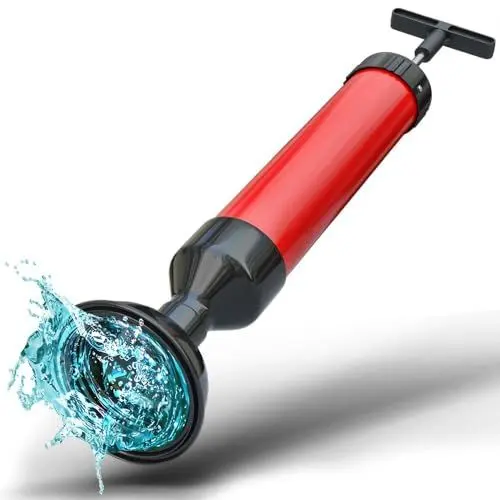 Produktbild: Meisterfaktur Rohrreinigungsspumpe 2.0 - (0,8 L) - Abflusspumpe für eine schnelle Siphonreinigung - Ideale Abflussreiniger Pumpe für Küche und Bad!
