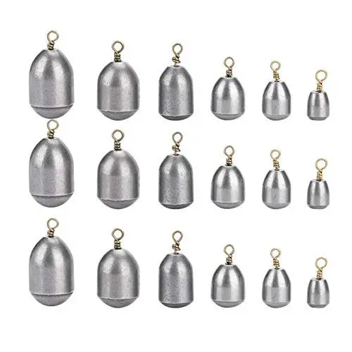 Produktbild: Angeln Platinen Eisen Gewicht Fisch Casting Tool Set mit Box für Outdoor Angeln Terminal Angelgerät(18pcs)
