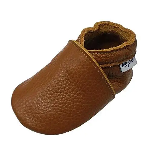 Produktbild: Mejale Premium Weiche Leder Lauflernschuhe Krabbelschuhe Babyschuhe Mokassin(Braun,24-36 Monate,XXL)