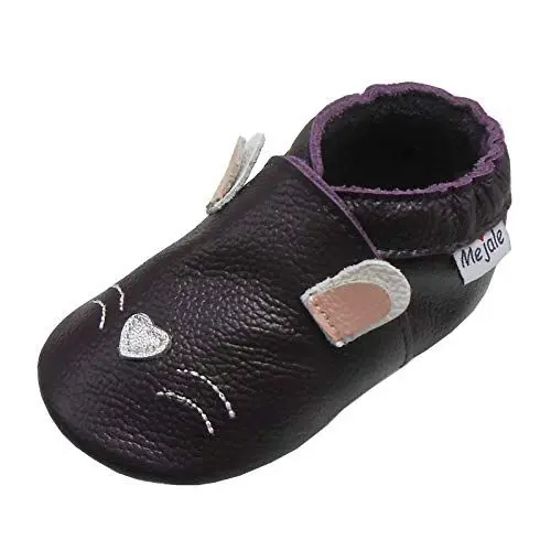 Produktbild: Mejale Soft Sole Leder Babyschuhe Säugling Neugeborenes Kleinkind Krabbeln Mokassins Jungen Mädchen Hausschuhe (18-24 Monate, Lila, XL)