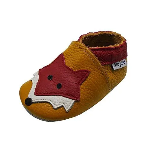 Produktbild: Mejale Weiche Sohle Leder Babyschuhe Lauflernschuhe Krabbelschuhe Kleinkind Kinderschuhe Hausschuhe Karikatur Fuchs(18-24 Monate, braun,XL)