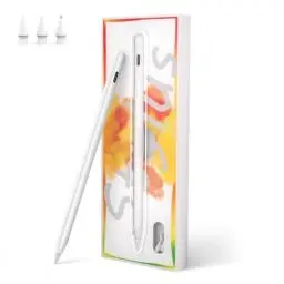 Produktbild: MEKO iPad Stift mit Magnetische Kabellose Schnellaufladung Palm Rejection und Neigungssensitivität Pencil für iPad Pro 13''/12,9''/11''/iPad 6-10. Gen/iPad Mini 5/6. Gen/iPad Air 13''/11''/3-5. Gen