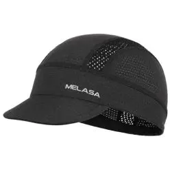 Produktbild: MELASA Fahrrad Cap, Kühlende Skull Cycling Cap Unterhelmmütze mit Sonnenblende, Sonnenschutz UV Rennrad MüTze Fahrradkappe für Männer Frauen