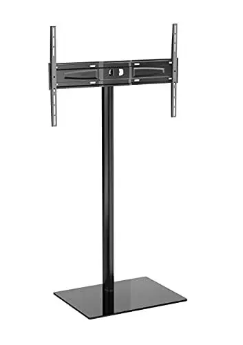 Produktbild: Meliconi STAND 600 FLOOR TV-Ständer mit widerstandsfähiger Aluminium-Säule, um den TV sowohl horizontal als auch vertikal auszurichten, von 50 Zoll bis 82 Zoll, VESA 200-300-400-600 Made in Italy