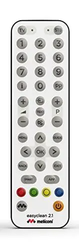 Produktbild: Meliconi UNIVERSAL-Fernbedienung für TV und DECODER, einfach zu reinigen
