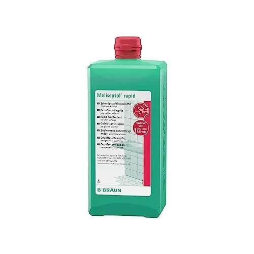 Produktbild: Meliseptol rapid/Alkoholische Schnelldesinfektion/Rundflasche 1.000ml
