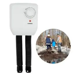 Produktbild: Melissa 16540009 Schuhtrockner elektrisch, Schuhwärmer für Stiefel, Gummistiefel und Handschuhe, Trockner für Wanderschuhe oder auch Skischuhe, Heizung mit Gebläse und Zeitschaltuhr für 1 Paar Schuhe