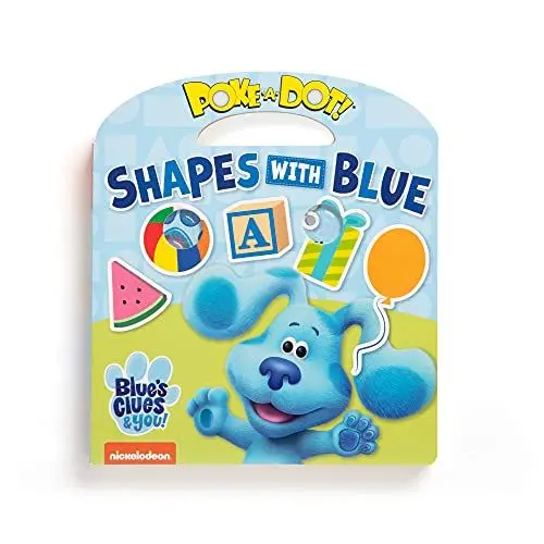 Produktbild: Melissa & Doug 33006 Blues Shapes with Blue Blue's Clues You Poke-A-Dot: Formen mit Blau, Mehrfarbig, 8.0 x 7.0 x 0.75