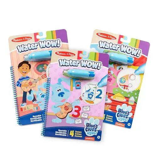 Produktbild: Melissa & Doug 33039 Blues Blue's Clues & You Water Wow Bundle, Mehrfarbig, S