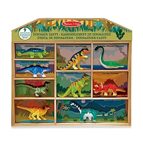 Produktbild: Melissa & Doug Dinosaurier-Spielfiguren (9 Teile)