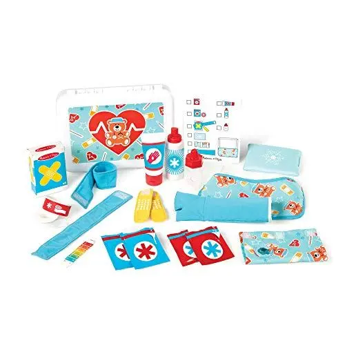 Produktbild: Melissa & Doug Gute Besserung Erste-Hilfe-Spielset | Lernspielzeug | Rollenspielzeug | Montessori | 3+ | Geschenk für Jungs oder Mädchen