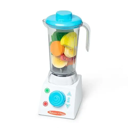 Produktbild: Melissa & Doug Smoothie Mixer Set aus Holz | Rollenspielzeug | Holzspielzeug für Kinder | 3+ | Geschenk für Jungen oder Mädchen