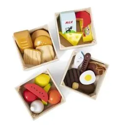 Produktbild: Melissa and Doug Holz Lebensmittel Kinderküche Zubehör Holz | Spielküche Zubehör Holz & Kaufladen Zubehör Holz | Küchenspielzeug für Kinder Küchenzubehör | Holzspielzeug Küche Kinder ab 2 Jahre