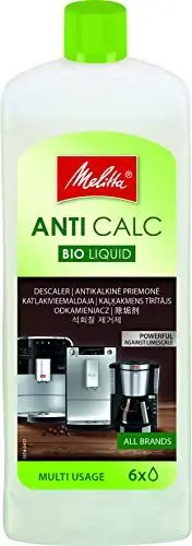 Produktbild: MELITTA 212382 Anti Calc Bio Flüssigentkalker für Kaffeemaschinen und Vollautomaten, 250ml, Mehrfarbig