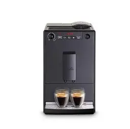 Produktbild: Melitta Solo - Kaffeevollautomat mit höhenverstellbarem Auslauf, kleine Kaffeemaschine mit abnehmbarem Wassertank, für z. B. Espresso oder Café Crème, pure black