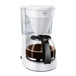 Produktbild: Melitta Easy - Filterkaffeemaschine - mit Glaskanne - Tropfstopp - 10 Tassen - Weiß (1023-01)