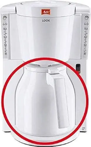 Produktbild: Melitta Look Basis, Selection Thermkanne Kunststoff, weiß, Kapazität - 1 Liter
