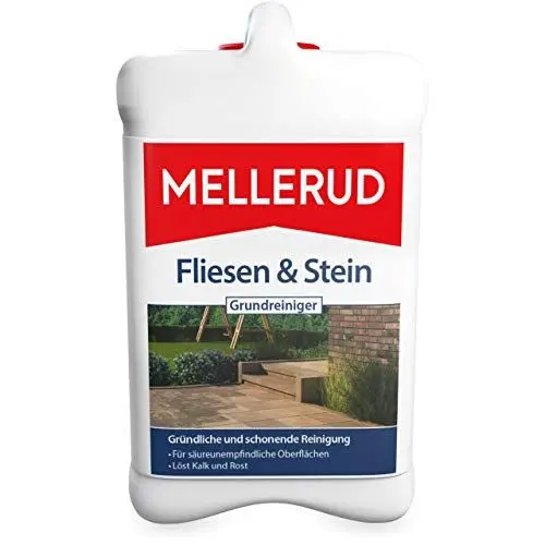 Produktbild: MELLERUD Fliesen & Stein Grundreiniger | 1 x 2,5 l | – Zuverlässiges Mittel zum Entfernen von hartnäckigen Verschmutzungen auf säureunemfpindlichen Oberflächen