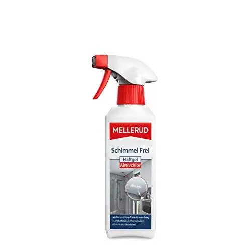 Produktbild: MELLERUD Schimmel Frei Haftgel Aktivchlor | 1 x 0,25 l | Chlorhaltiges, tropffreies Anti-Schimmel-Gel für Fliesen, Fugen, Wände, Decken u. v. m.