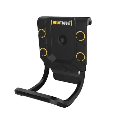 Produktbild: MELOTOUGH Hammerhalter für Gürtel, Hammerschlaufe, Hammerholster, Hammergürtelhalter (Schwarz)
