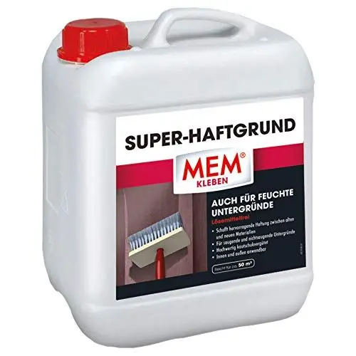 Produktbild: MEM Super-Haftgrund, Intensive Untergrundhaftung, Für saugende und nichtsaugende Untergründe, Lösemittelfrei, 10 l