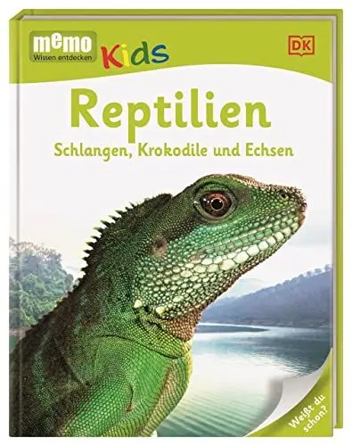 Produktbild: memo Kids. Reptilien: Schlangen, Krokodile und Echsen. Spannendes Wissen zum Selberlesen. Für Leseanfänger und Kinder ab 6 Jahren