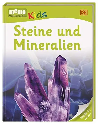 Produktbild: memo Kids. Steine und Mineralien: Spannendes Wissen zum Selberlesen. Für Leseanfänger und Kinder ab 6 Jahren