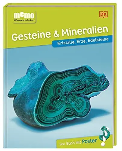 Produktbild: memo Wissen entdecken. Gesteine & Mineralien: Kristalle, Erze, Edelsteine. Das Buch mit Poster!