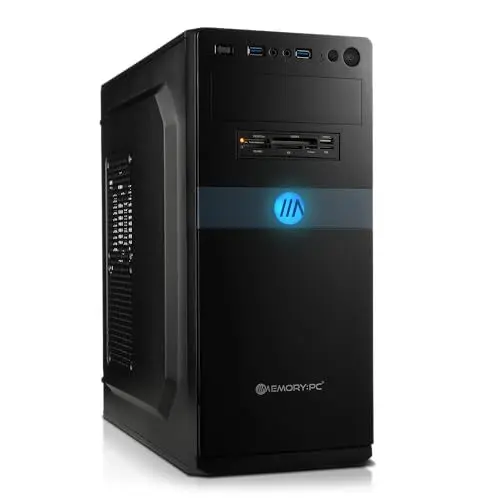 Produktbild: Memory PC A8-9600 4X 3.4 GHz, 8 GB DDR4, 128 GB SSD + 1000 GB, Radeon R7 2GB, Win 10 Pro 64bit