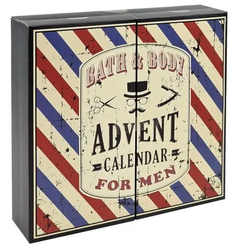 Produktbild: MEN BOOK Body Care Adventskalender für Männer 2024 - Körperpflege Weihnachtskalender zum Aufklappen